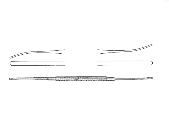 Henner Elevator, Double-Ended, 2.0 Mm Wide, 7 1/2" (19.0 Cm)